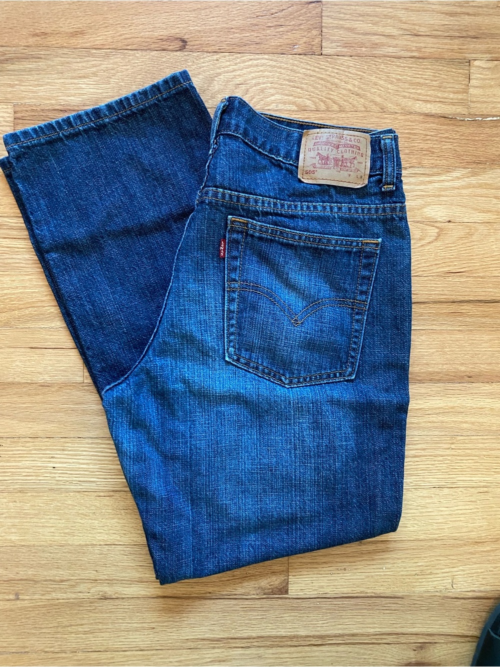 Levi’s 505 Lower Rise Straight Leg Jeans Women 12 Short 100% Cotton Y2K